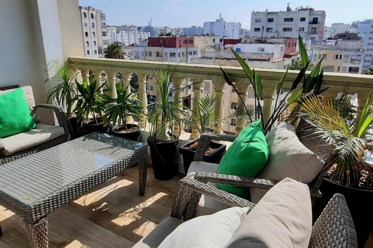 Grand Appartement De Luxe Vue Mer Casablanca Exteriör bild